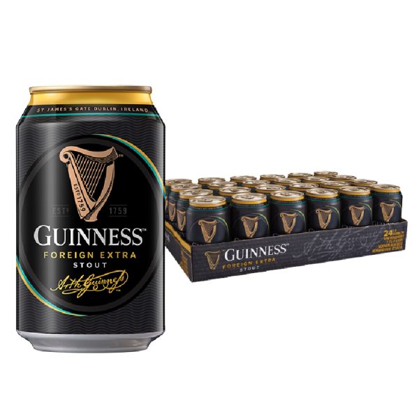 GUINNESS STOUT 320ml 24 CAN PACK (PENANG ISLAND ONLY)