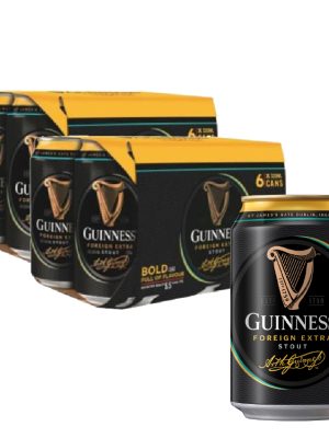 GUINNESS STOUT 320ml 2x6 CAN PACK (PENANG ISLAND ONLY)