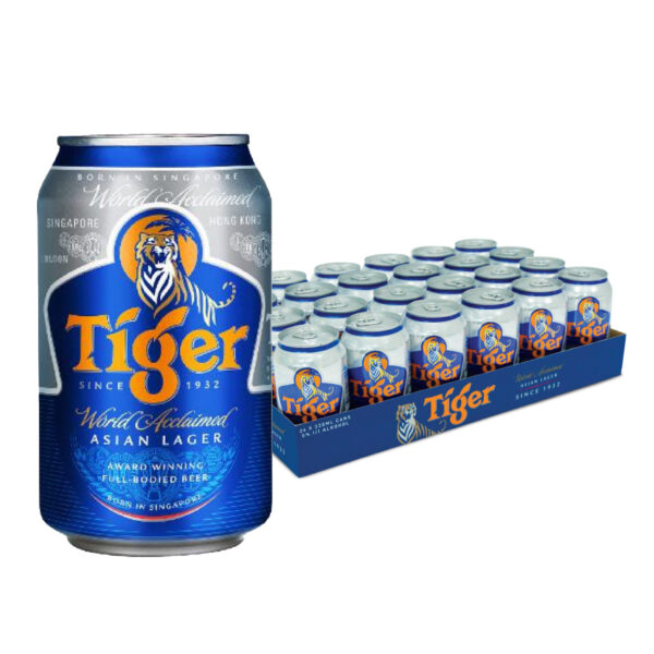 TIGER BEER 320ml 24 CAN PACK (PENANG ISLAND ONLY)
