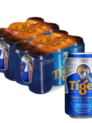 TIGER BEER 320ml 2x6 CAN PACK (PENANG ISLAND ONLY)